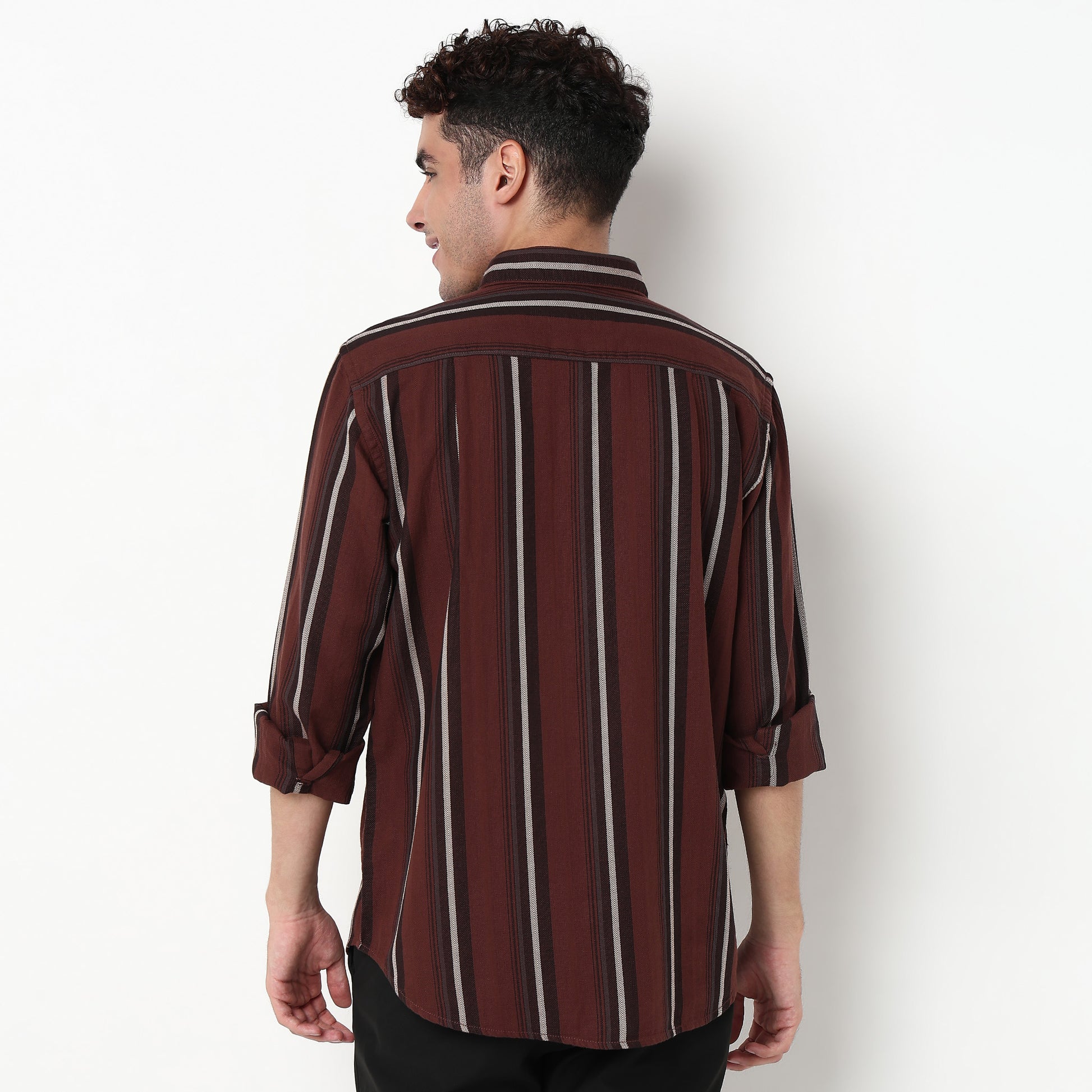 Striped Cotton Fabric Shirt