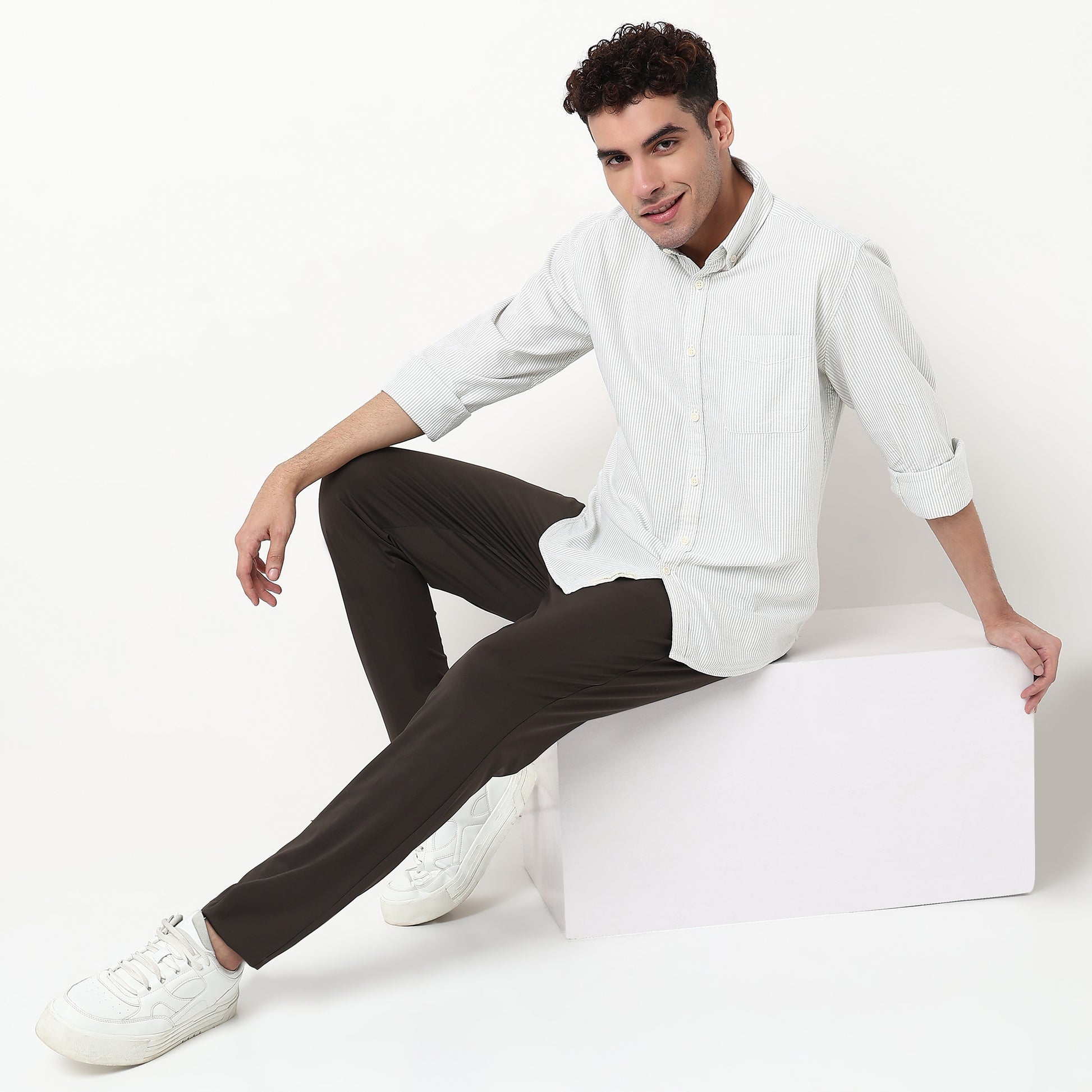 Striped All Day Full Sleeve Shirt