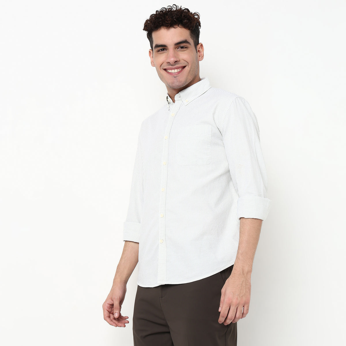 Striped All Day Full Sleeve Shirt
