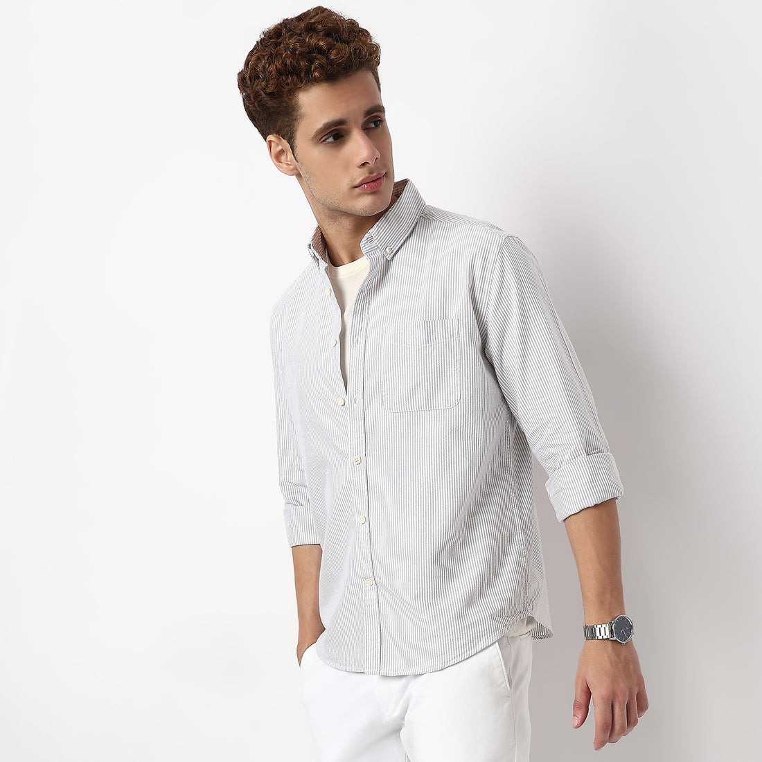 Cotton Striped All Day Shirt
