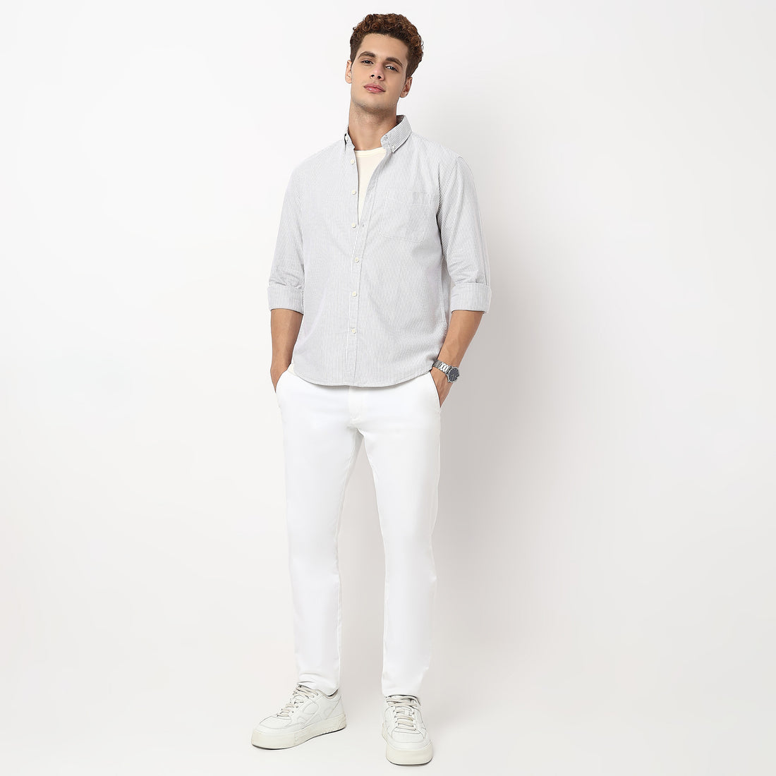 Cotton Striped All Day Shirt