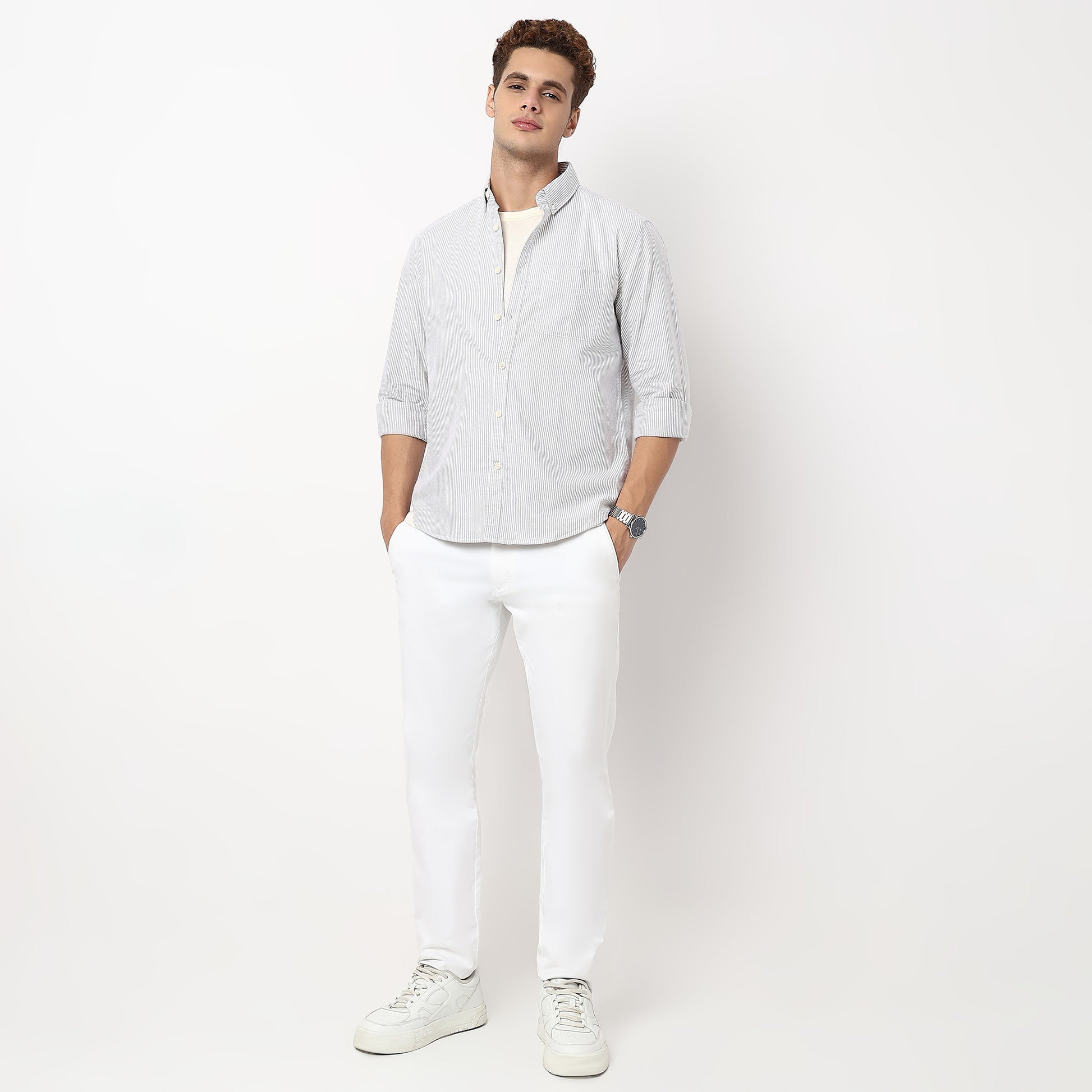 Striped All Day Full Sleeve Shirt