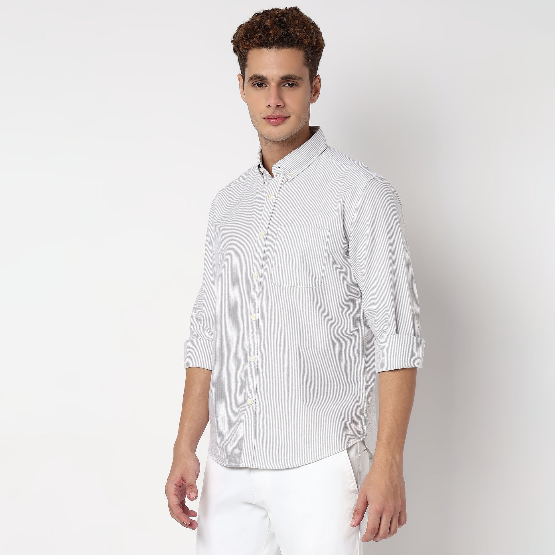 Striped All Day Full Sleeve Shirt