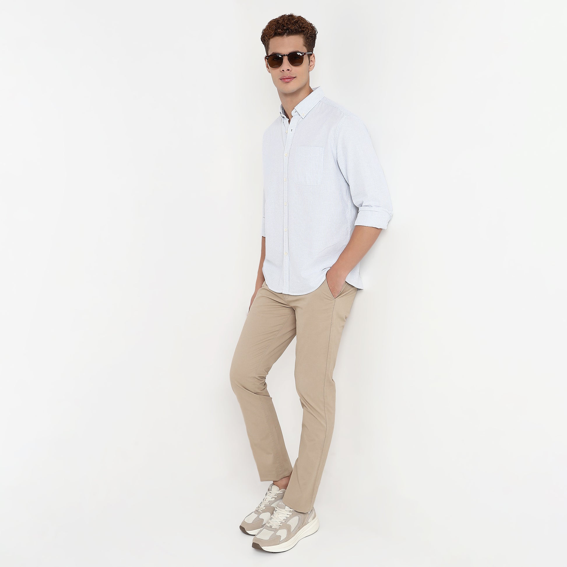 Striped All Day Full Sleeve Shirt