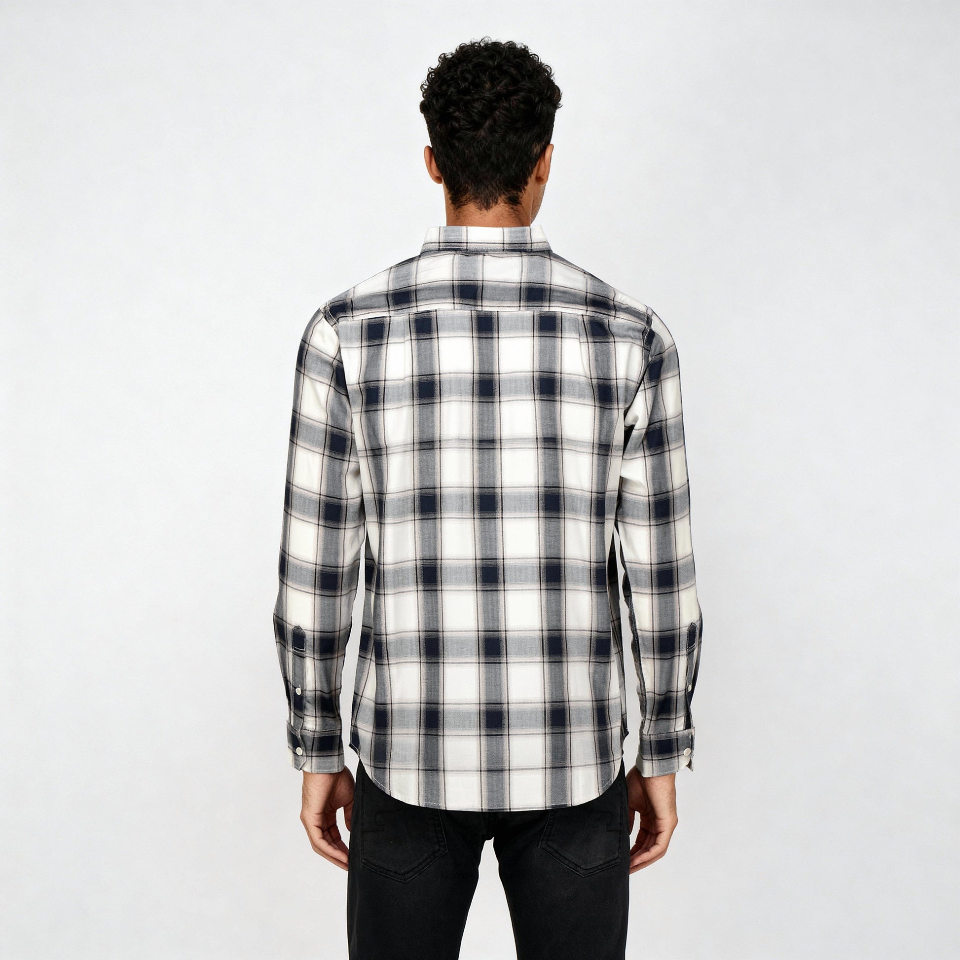 Cotton Checkered Ultra Soft Twill Shirt