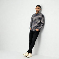 Cotton Checkered Ultra Soft Twill Shirt