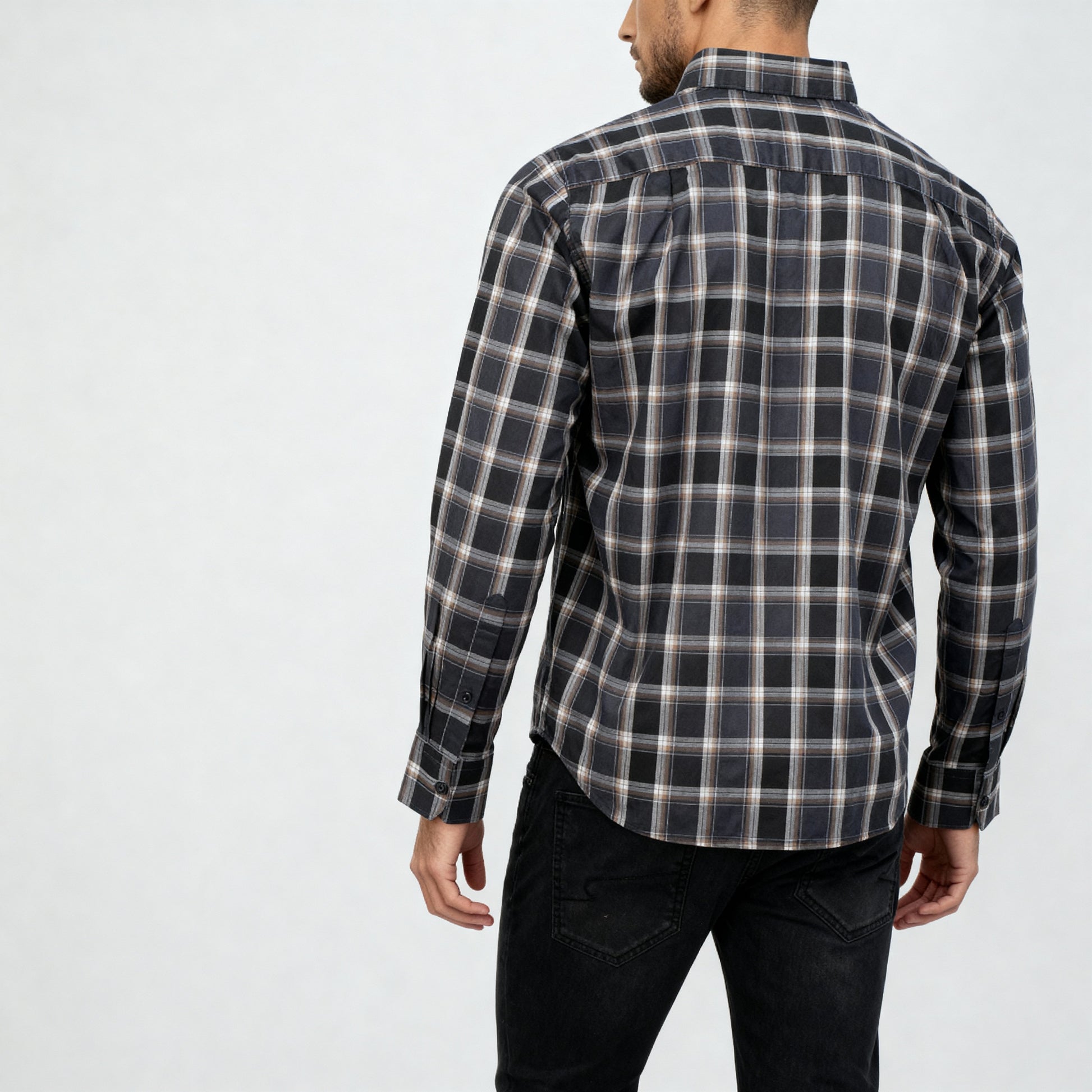 Cotton Checkered Ultra Soft Twill Shirt