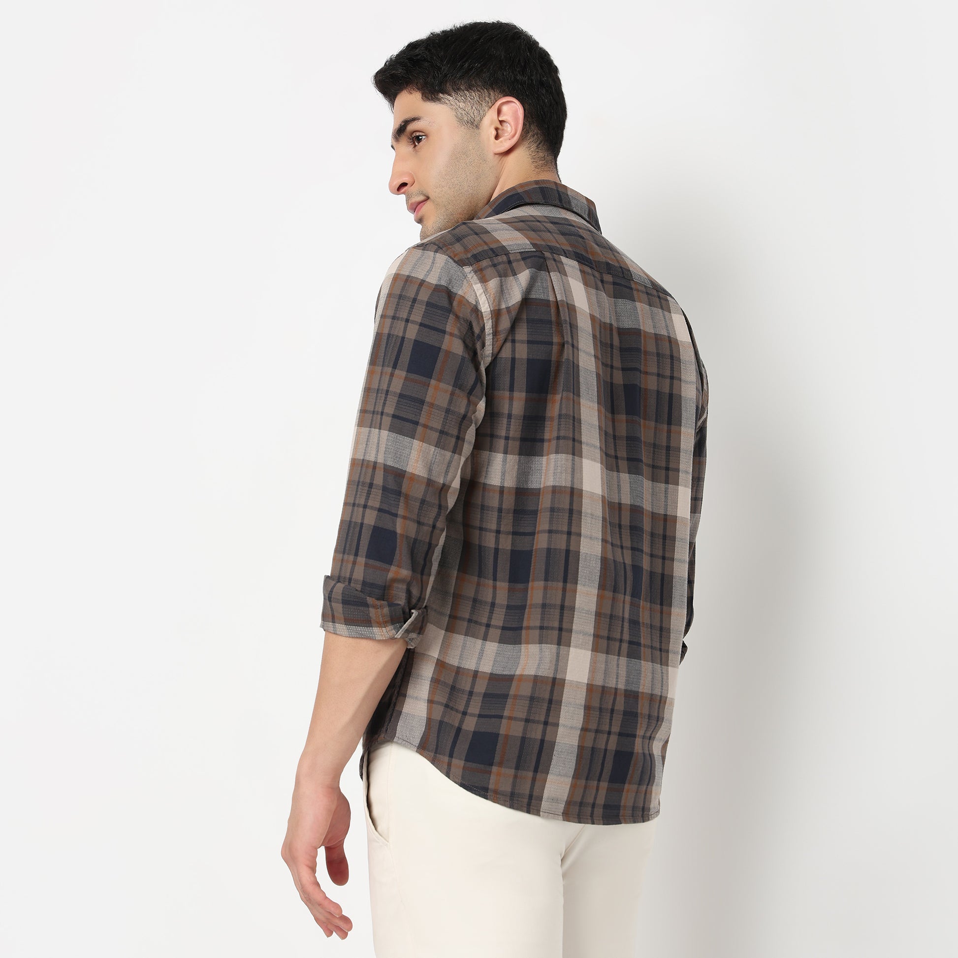 Cotton Checkered Nottingham Shirt