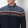 Cotton Striped Derby Shirt