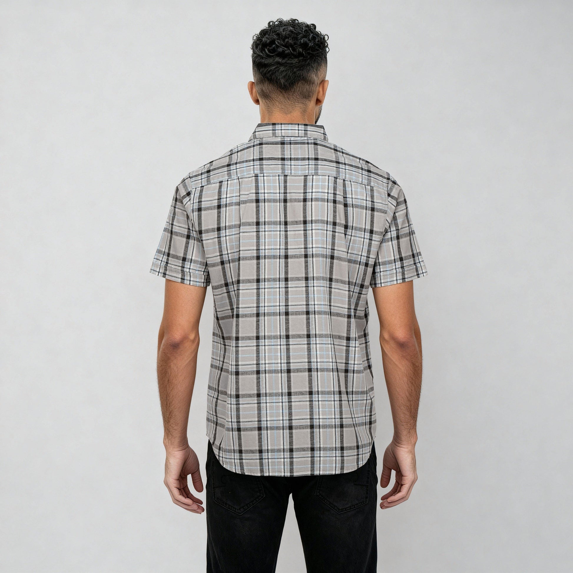 Cotton Checkered Country Slub Shirt