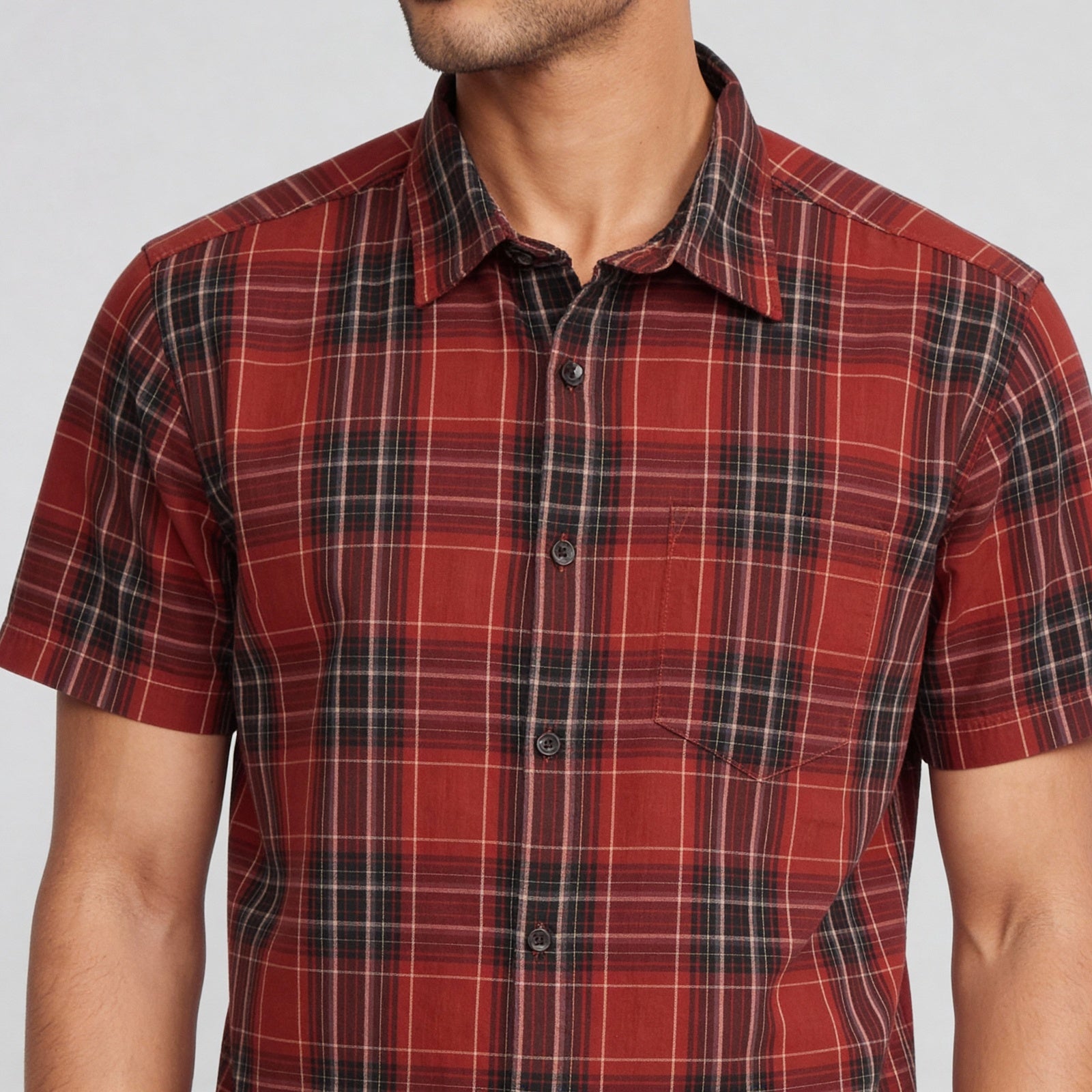 Cotton Striped Country Slub Shirt