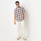 Cotton Checkered Country Slub Shirt