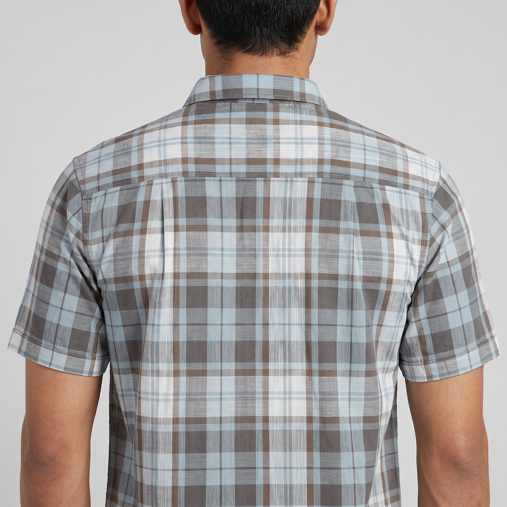 Cotton Checkered Shirt
