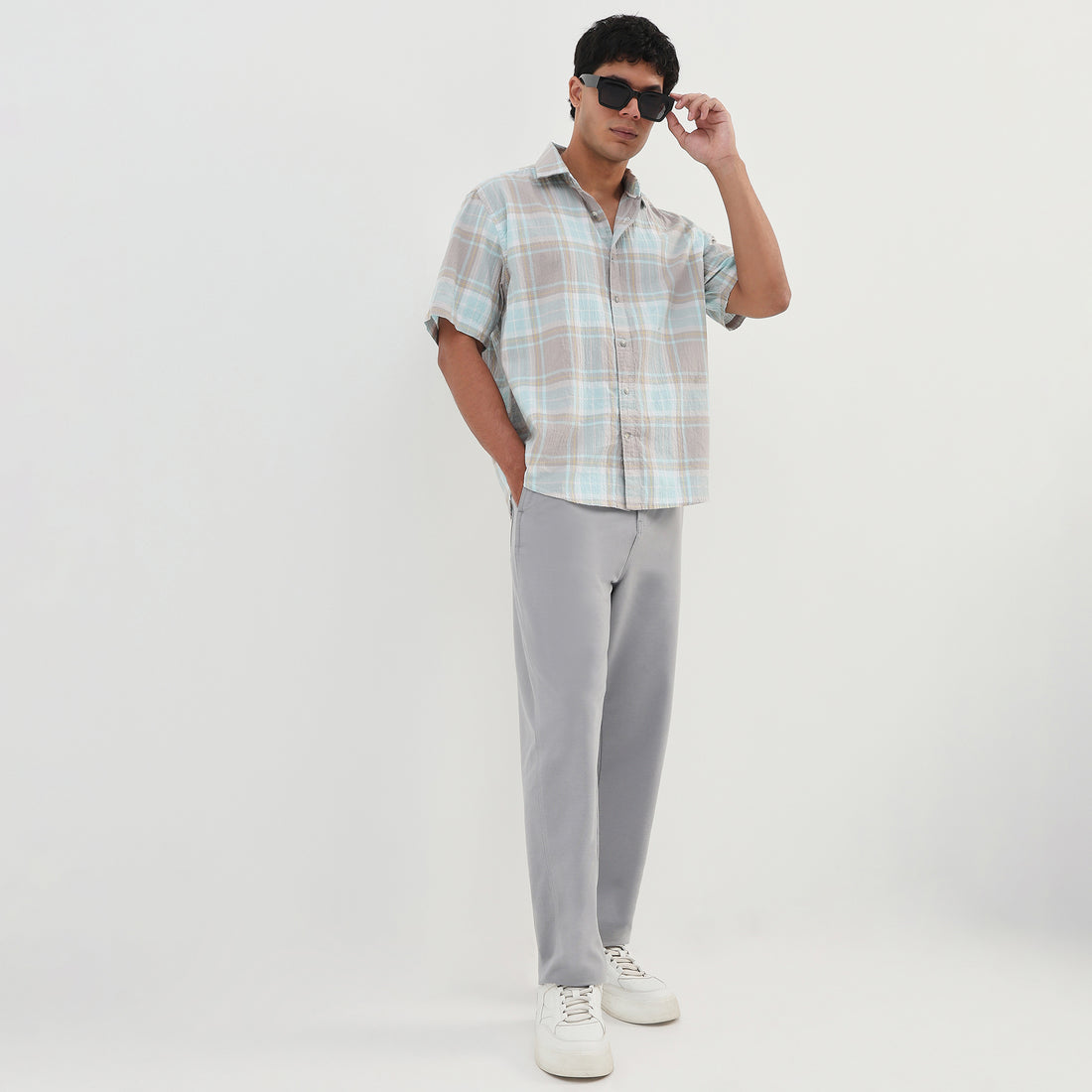 Cotton Checkered Spectra Shirt