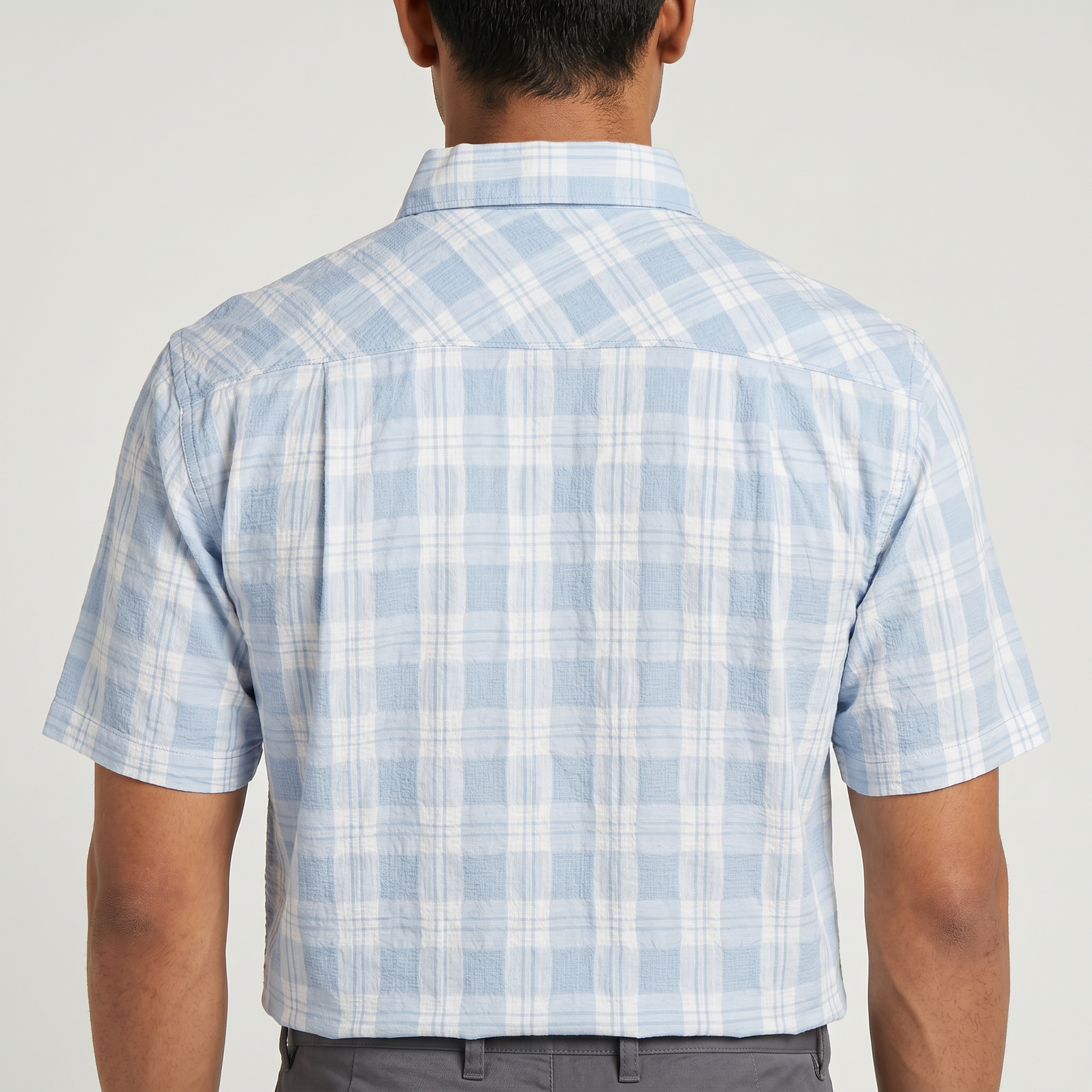 Cotton Checkered Shirt