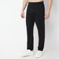 Regular Fit Solid Mid Rise Trousers