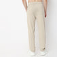 Regular Fit Solid Mid Rise Trousers
