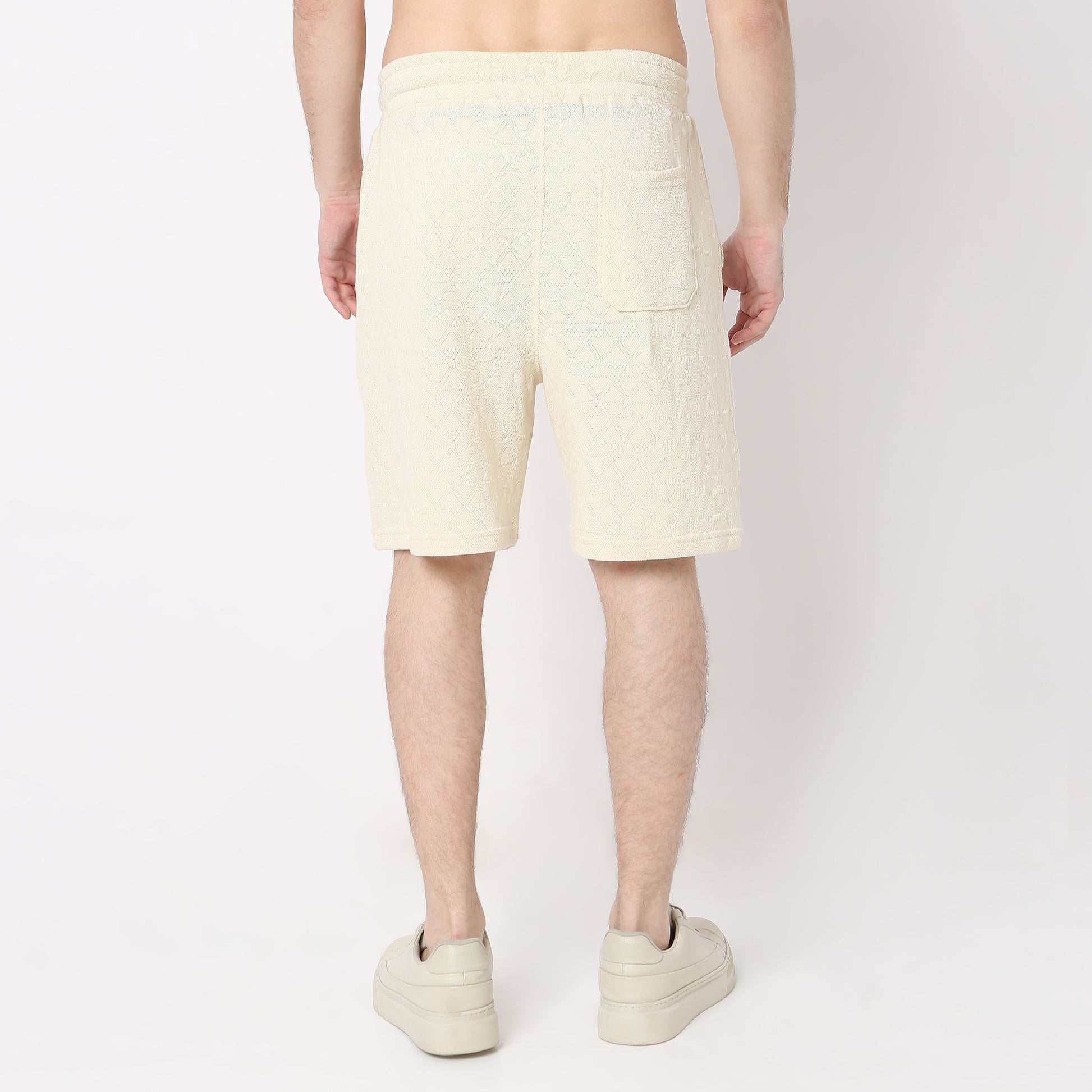 Structured Knee Length Modern Street Shorts