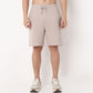 Above Knee Solid Structured Uniset Shorts