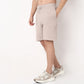 Above Knee Solid Structured Uniset Shorts
