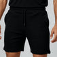 Above Knee Solid Structured Uniset Shorts