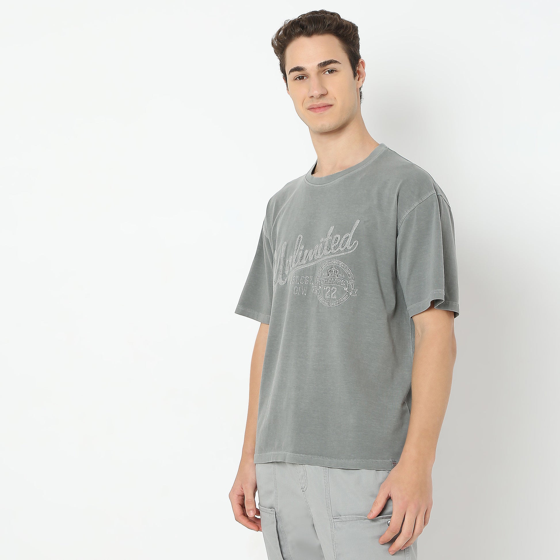 Oversize Graphic Crew Neck Modern Street Union T-Shirt