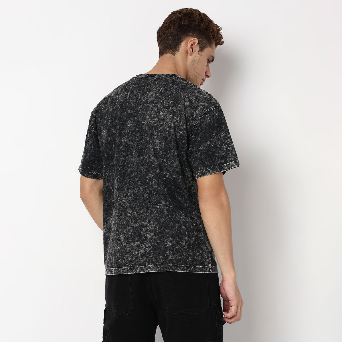 Graphic Crew Neck Union Half Sleeve T-Shirt