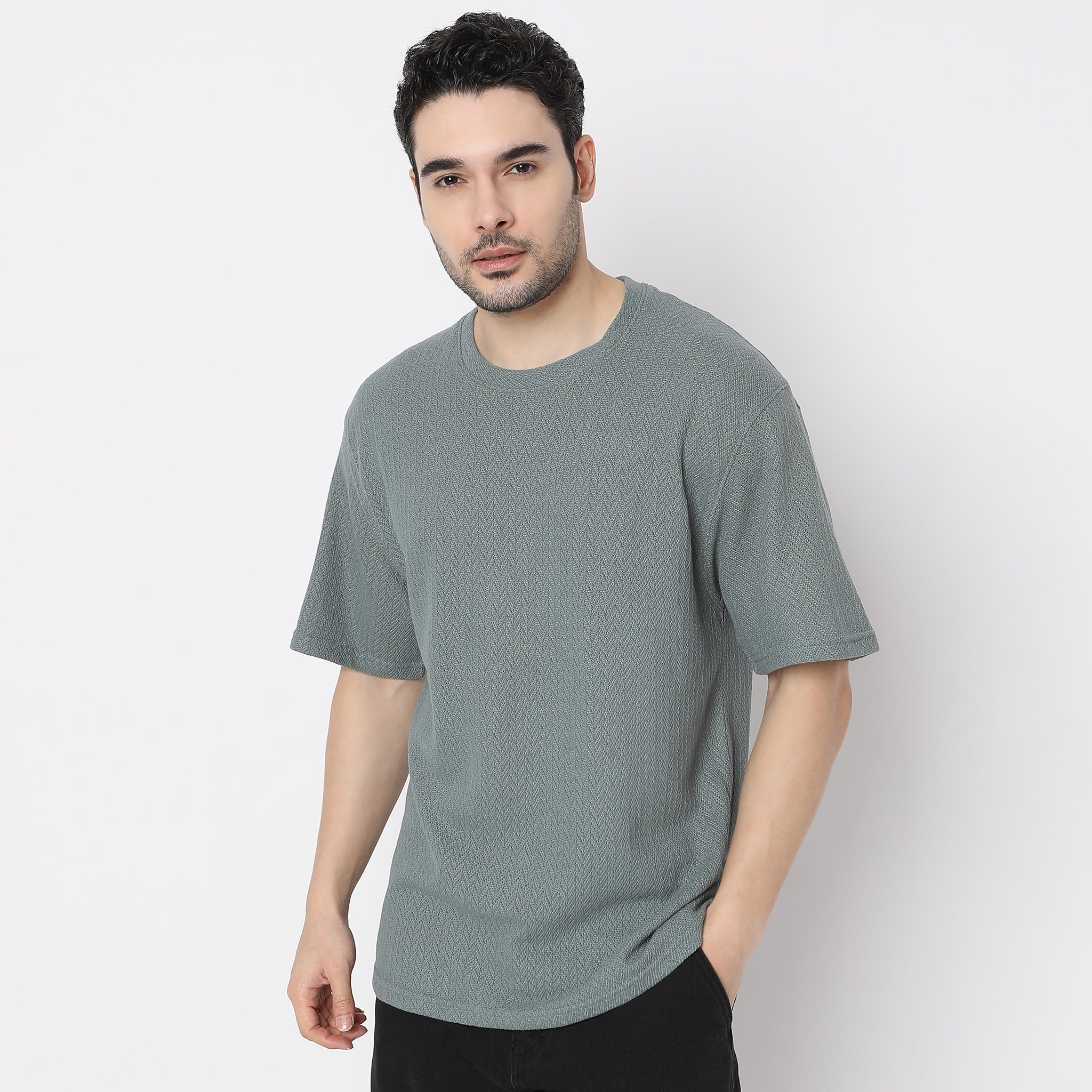 baggy v neck t shirts