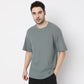 Oversize Structured Crew Neck Modern Street Baggy T-Shirt