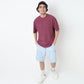 Crew Neck Structured Baggy T-Shirt