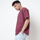 Crew Neck Structured Baggy T-Shirt