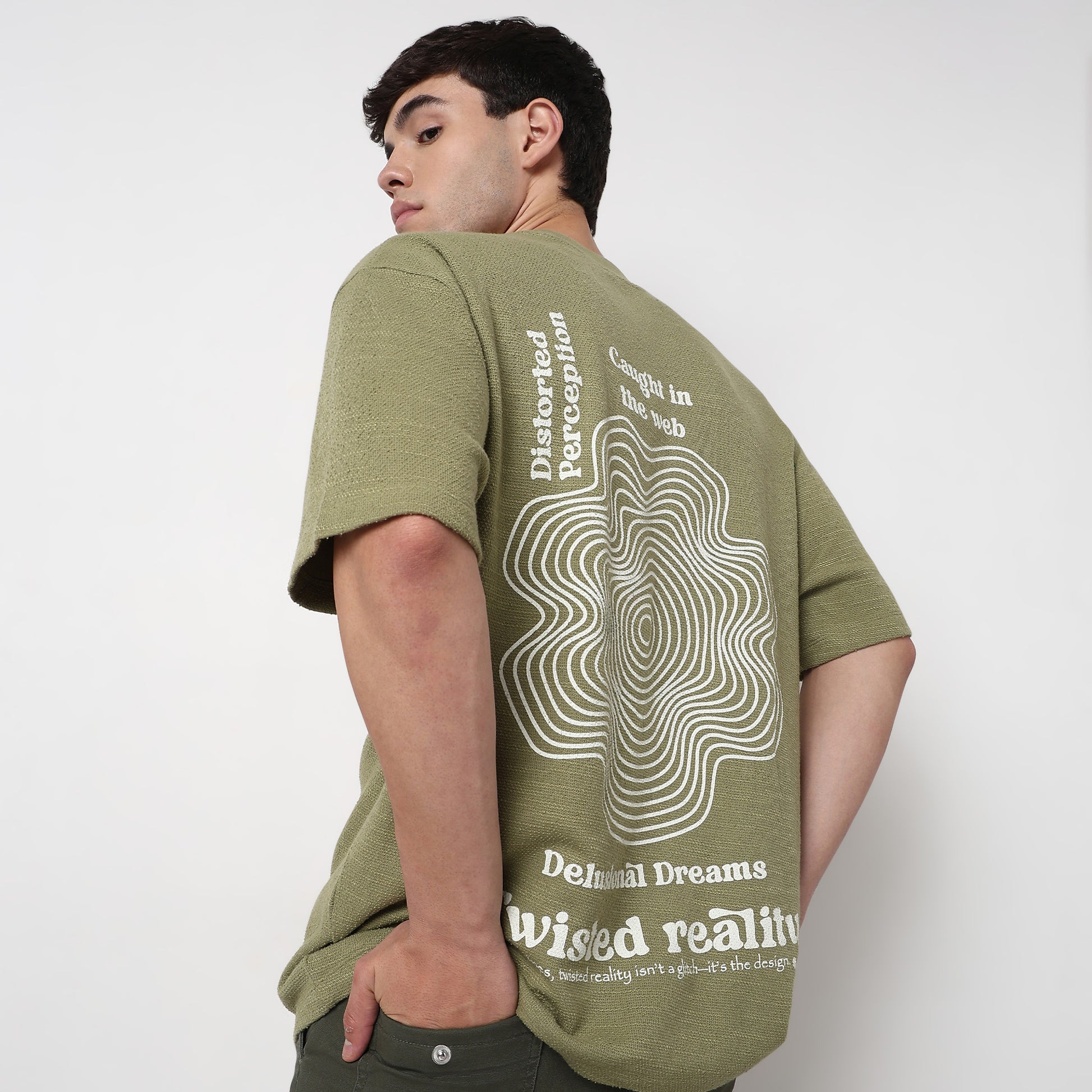 Cotton Structured Oversized T-Shirt