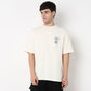 Cotton Structured Oversized T-Shirt