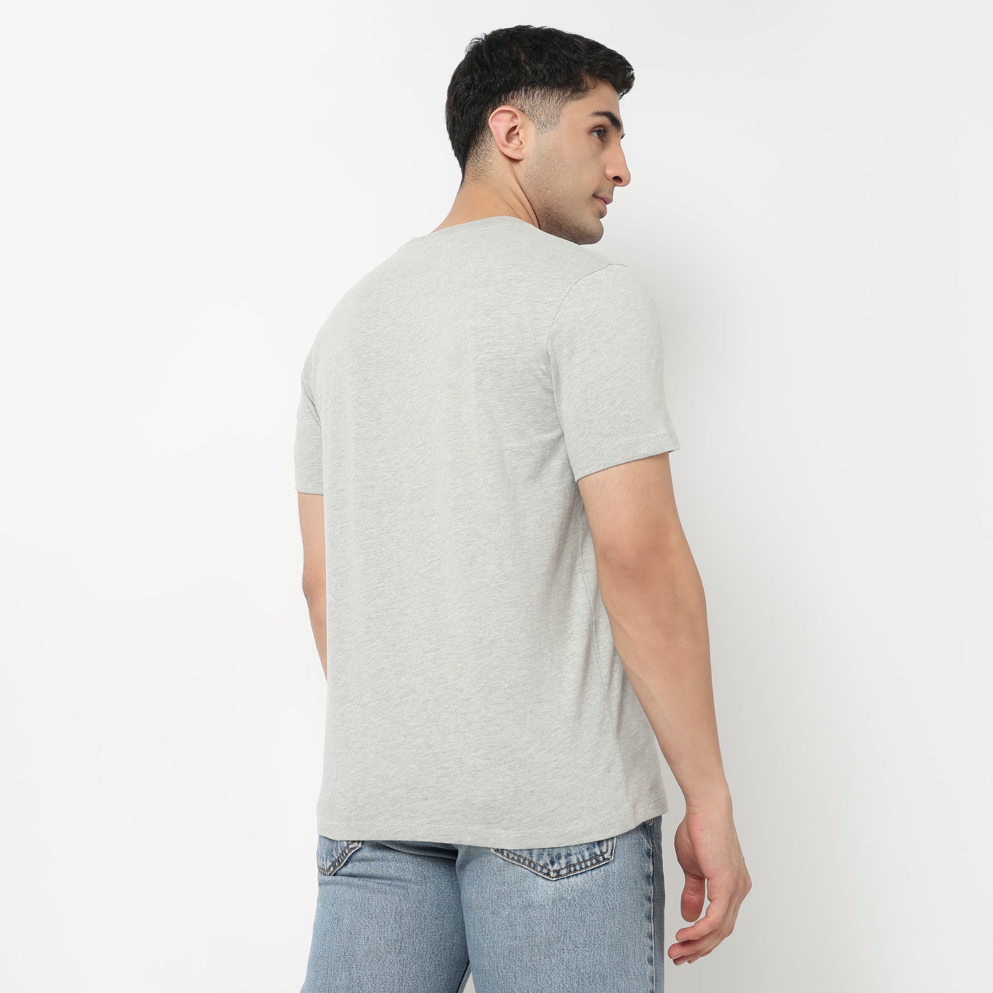 Crew Neck Graphic T-Shirt