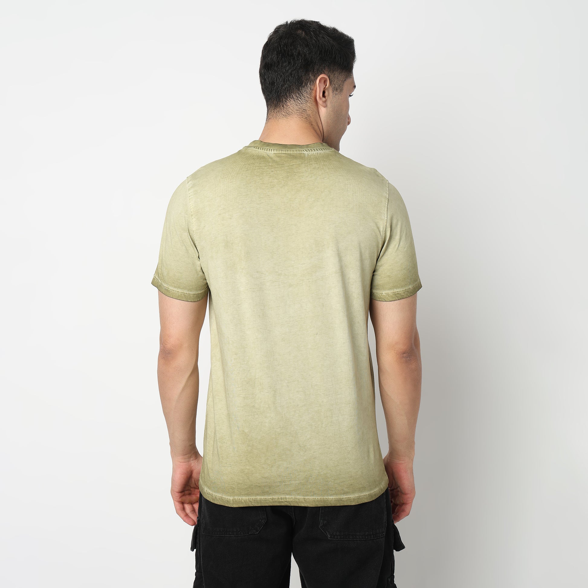 Cotton Graphic Crew Neck T-Shirt