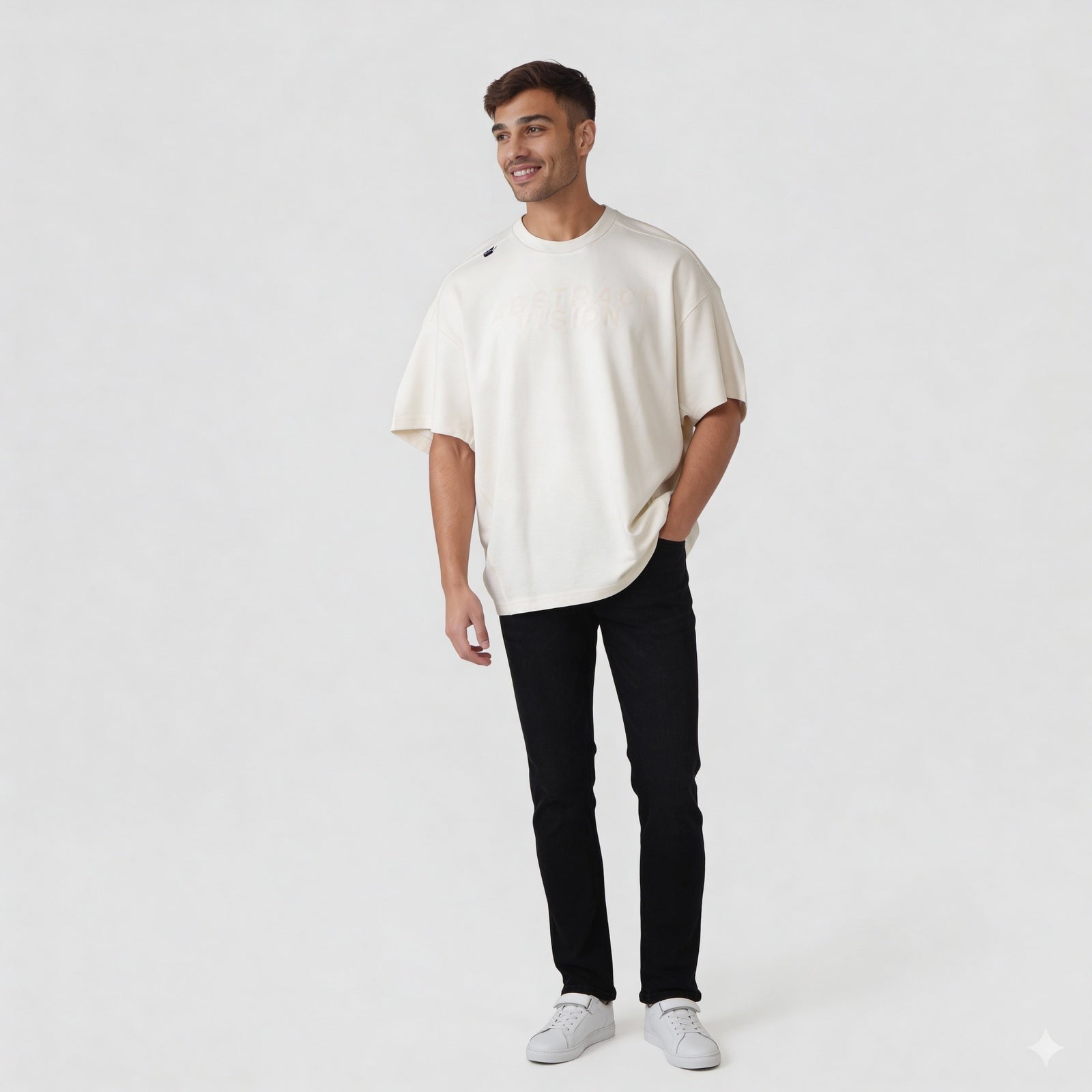 Graphic Crew Neck Oversize T-Shirt