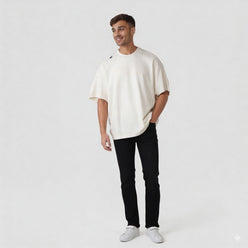 Graphic Crew Neck Oversize T-Shirt