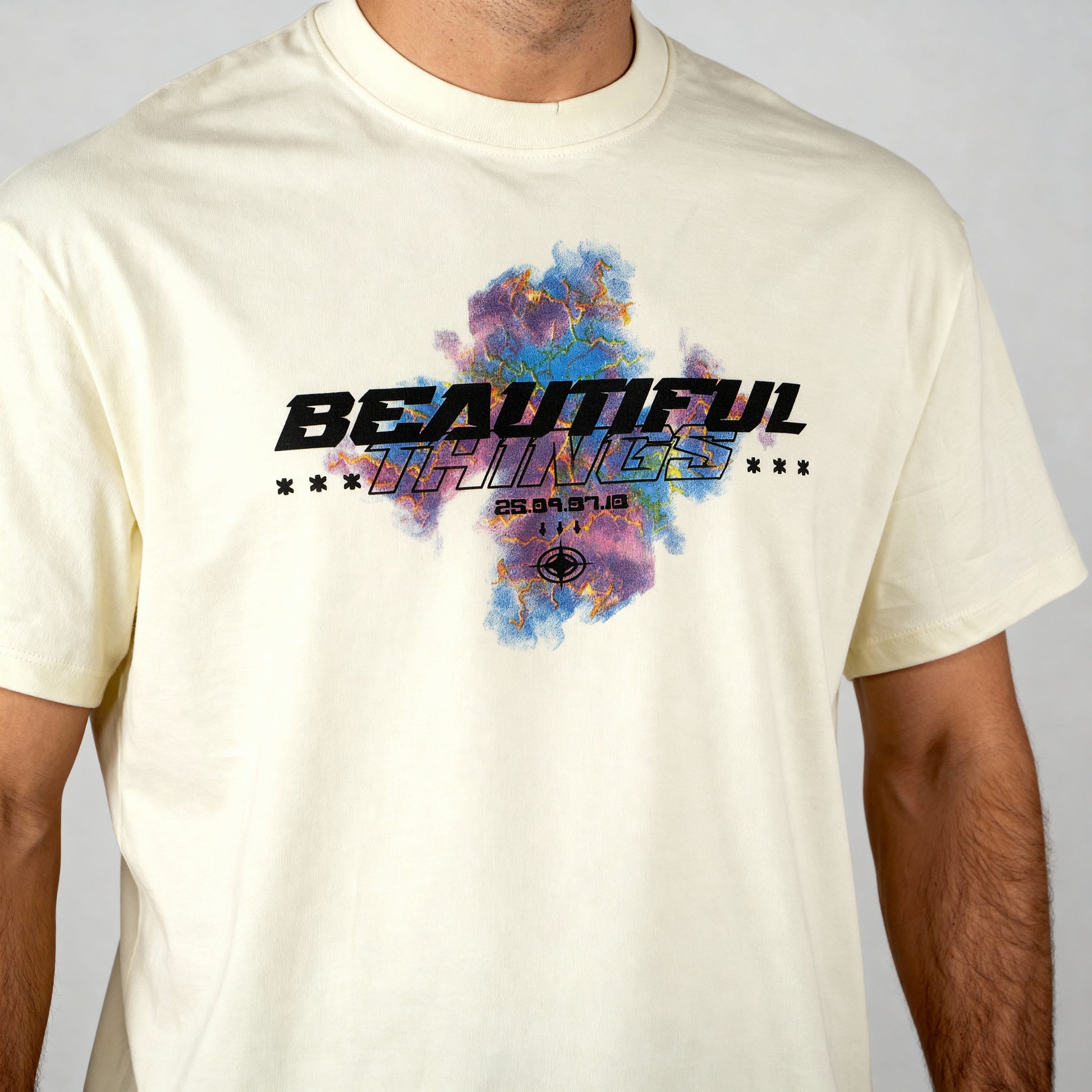 Oversize Cotton Karaoke Graphic T-Shirt