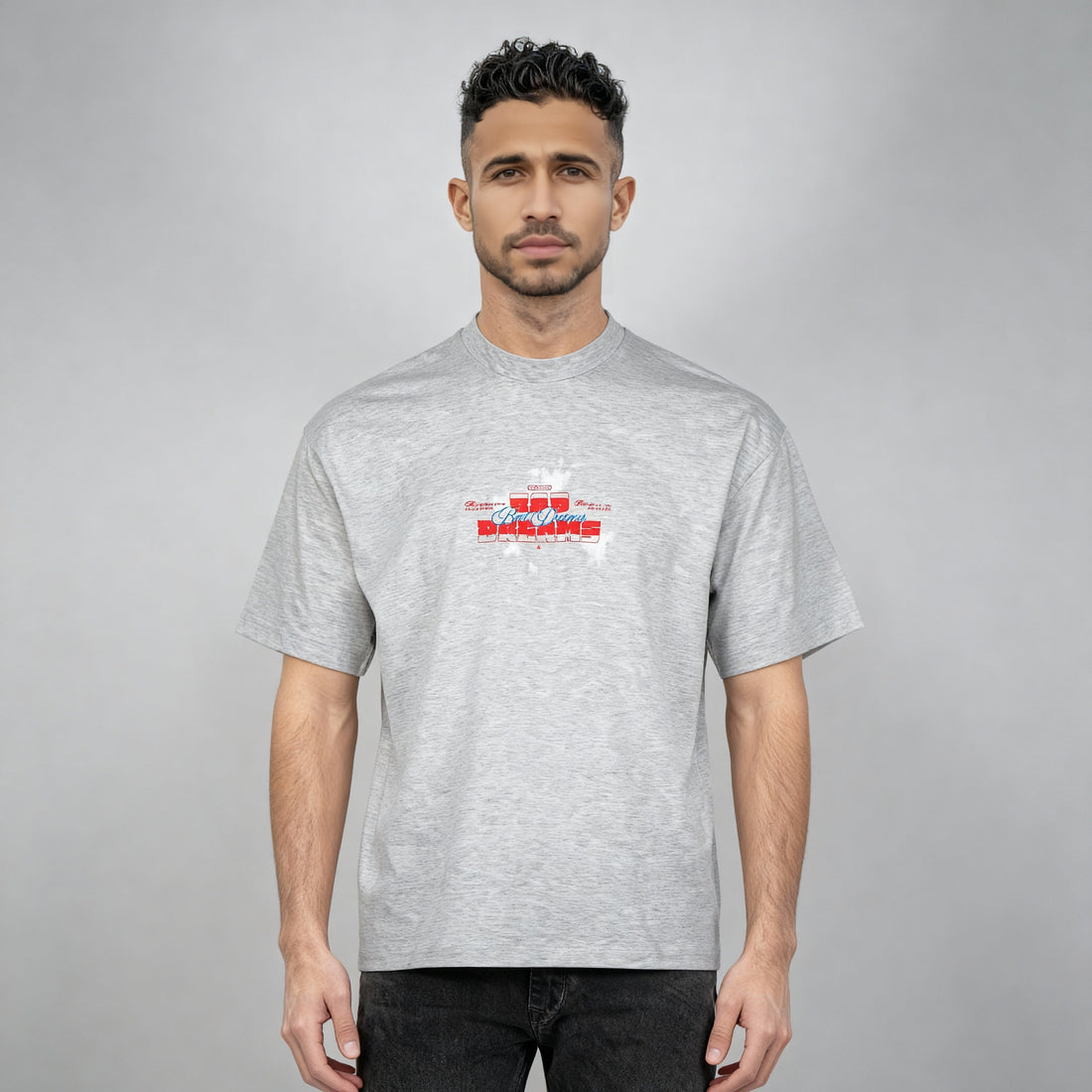 Oversize Cotton Karaoke Graphic T-Shirt
