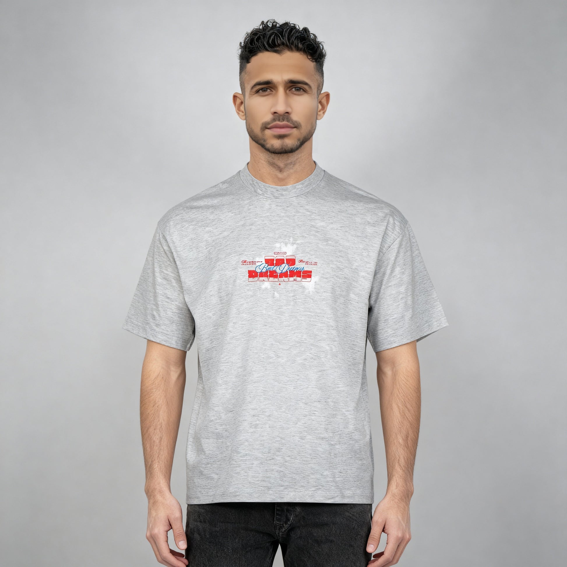 Oversize Cotton Karaoke Graphic T-Shirt
