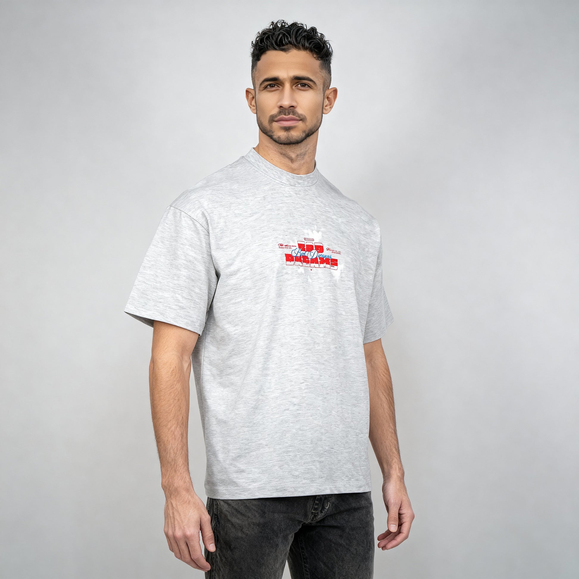 Oversize Cotton Karaoke Graphic T-Shirt