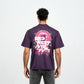 Oversize Cotton Karaoke Graphic T-Shirt