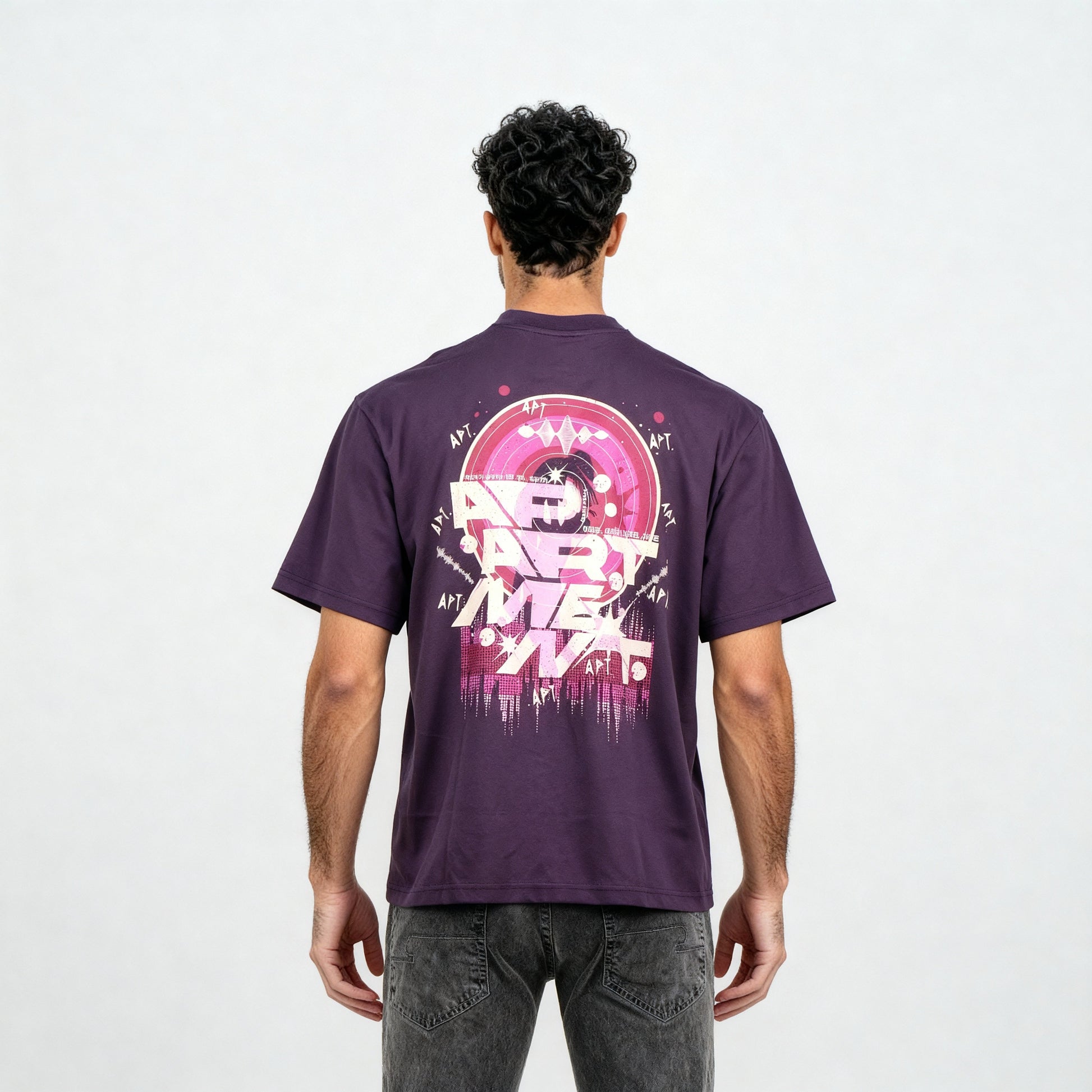 Oversize Cotton Karaoke Graphic T-Shirt