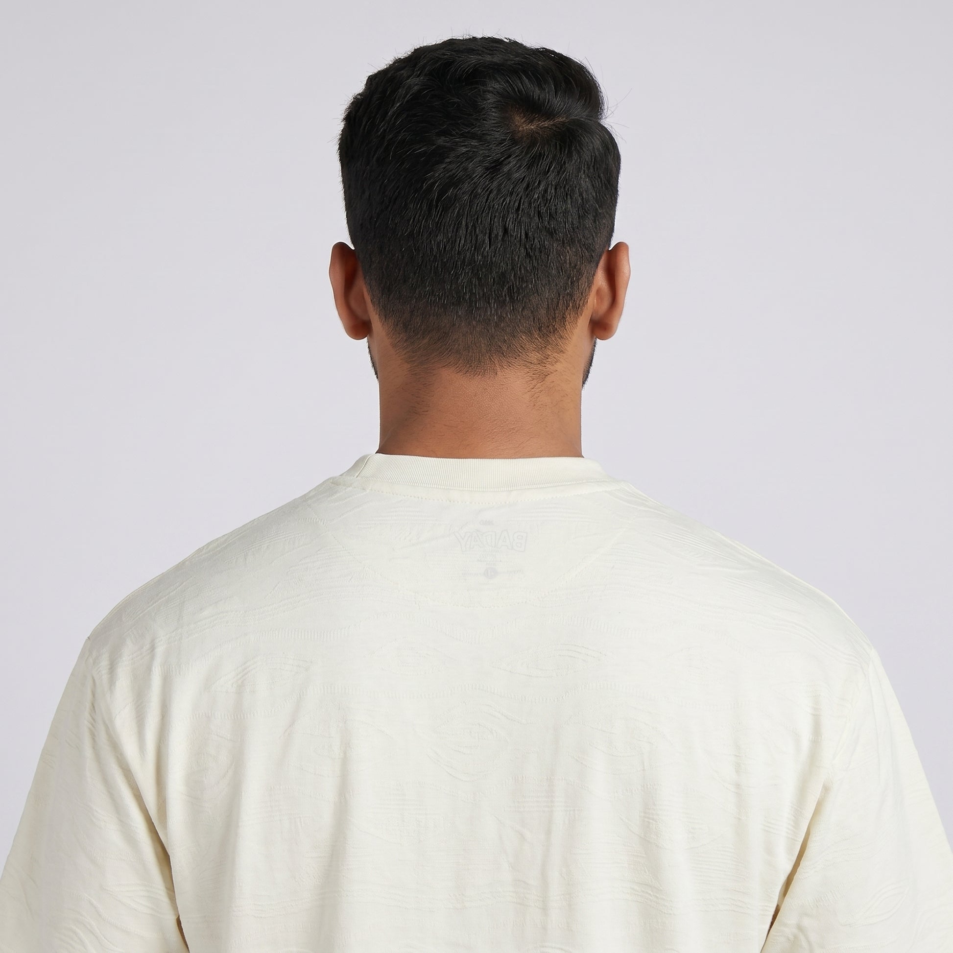 Oversize Crew Neck Structured T-Shirt