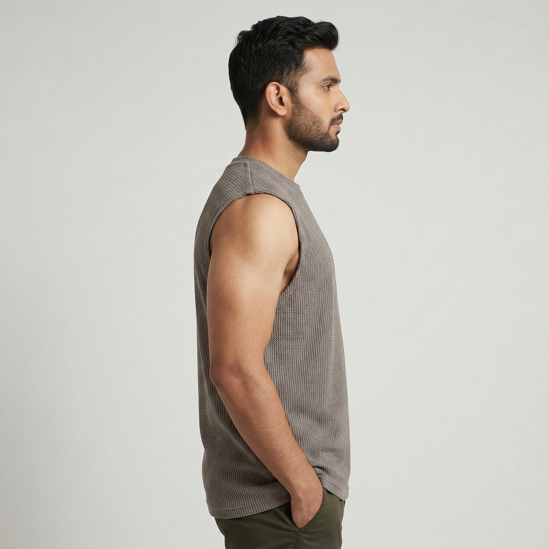 Structured Crew Neck Oversize T-Shirt