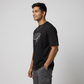 Structured Crew Neck Baggy T-Shirt