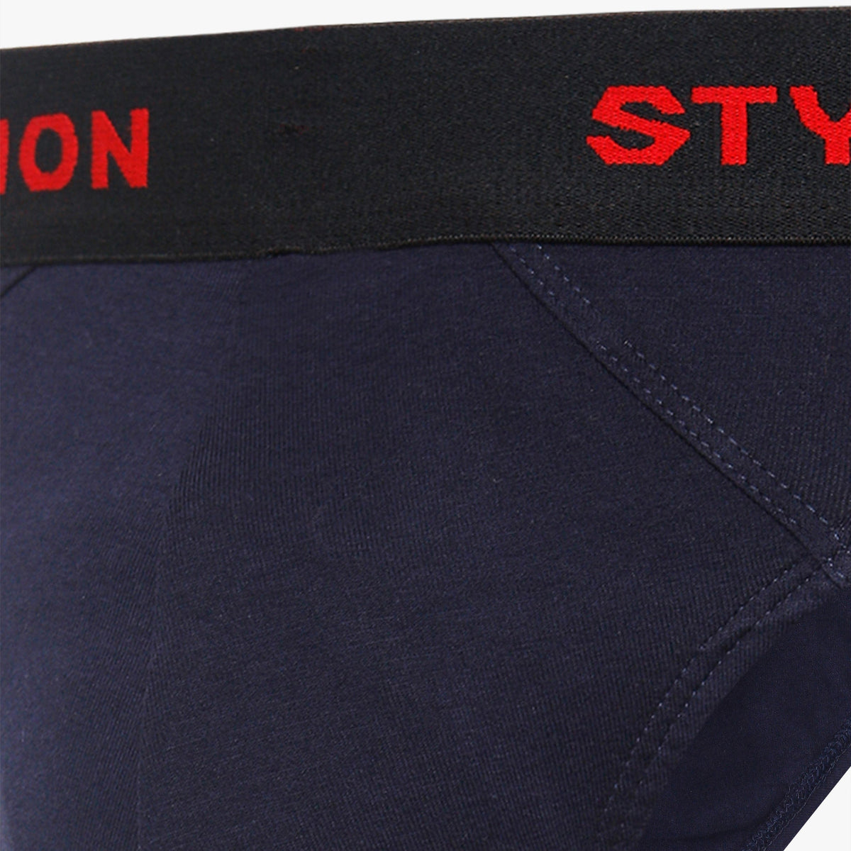 Men's Navy Cotton Brief