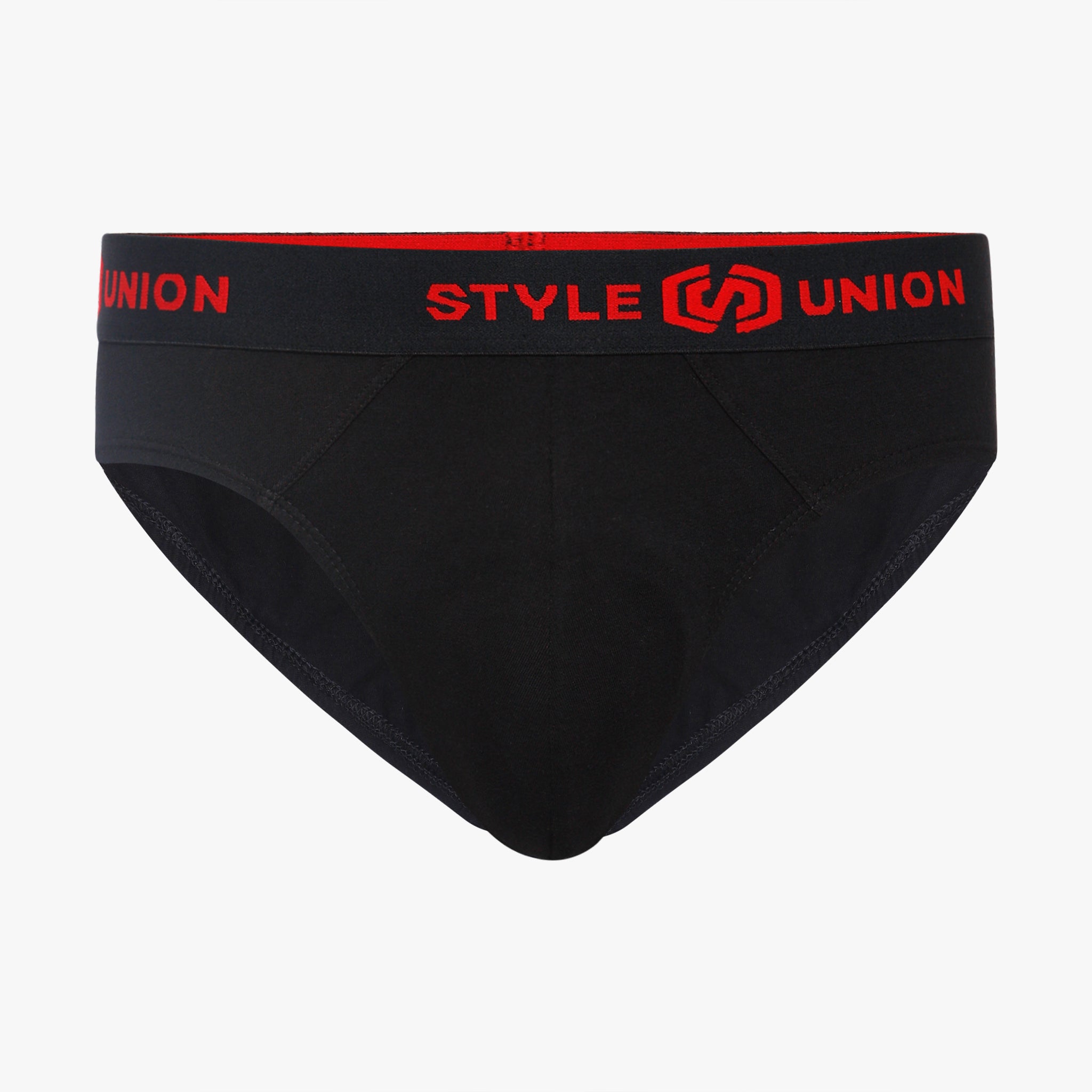 Cotton Black & Navy Mens Brief