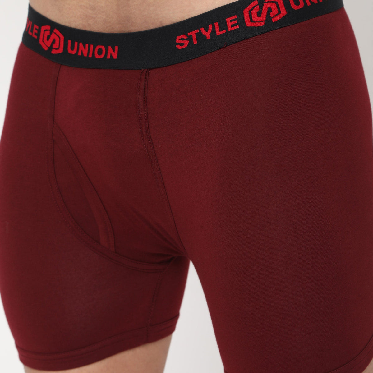 Cotton Maroon Mens Brief