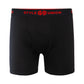 Cotton Black & Dark Grey Melange Mens Brief